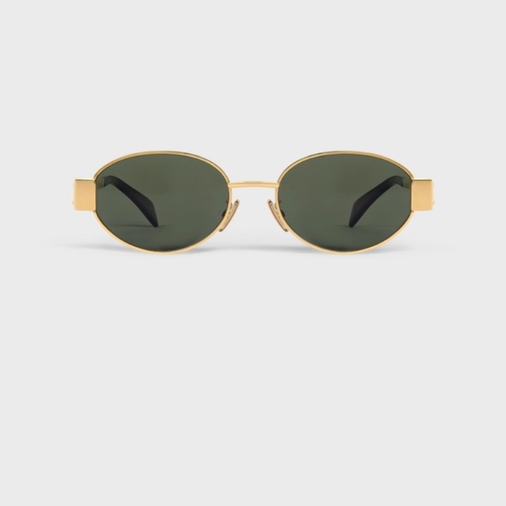 - CELINE TRIOMPHE METAL 01 SUNGLASSES IN METAL
